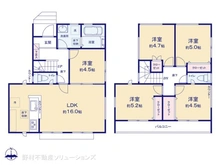 【埼玉県/さいたま市大宮区天沼町】さいたま市大宮区天沼町1丁目 中古一戸建て 間取り図