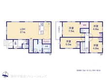 【埼玉県/さいたま市北区別所町】さいたま市北区別所町 新築一戸建て 間取り図
