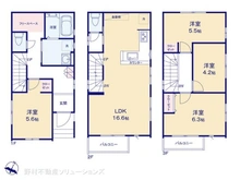 【埼玉県/さいたま市大宮区堀の内町】さいたま市大宮区堀の内町1丁目 新築一戸建て 間取り図