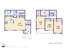 【埼玉県/さいたま市見沼区大和田町】さいたま市見沼区大和田町2丁目 新築一戸建て 間取り図