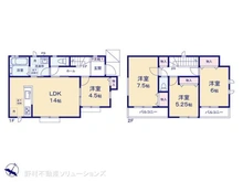 【埼玉県/さいたま市見沼区大字南中丸】さいたま市見沼区大字南中丸 新築一戸建て 間取り図