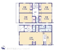【埼玉県/さいたま市大宮区大成町】さいたま市大宮区大成町3丁目 新築一戸建て 間取り図