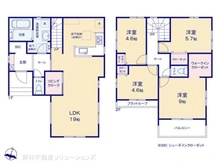 【埼玉県/さいたま市見沼区大字蓮沼】さいたま市見沼区大字蓮沼 新築一戸建て 間取り図