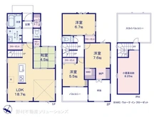 【埼玉県/さいたま市見沼区大字小深作】さいたま市見沼区大字小深作 新築一戸建て 間取り図