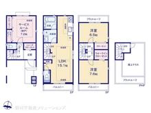 【埼玉県/さいたま市大宮区大成町】さいたま市大宮区大成町2丁目 新築一戸建て 間取り図