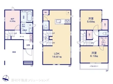 【埼玉県/さいたま市北区東大成町】さいたま市北区東大成町1丁目 新築一戸建て 間取り図