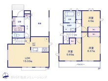 【東京都/八王子市大和田町】八王子市大和田町5丁目 新築一戸建て 間取り図