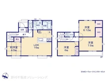 【東京都/日野市日野台】日野市日野台2丁目 新築一戸建て 間取り図