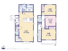 【東京都/日野市日野本町】日野市日野本町4丁目 新築一戸建て 間取り図