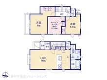 【東京都/日野市日野本町】日野市日野本町4丁目 新築一戸建て 間取り図