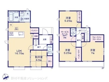 【東京都/日野市新町】日野市新町2丁目 新築一戸建て 間取り図