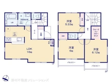 【東京都/八王子市長房町】八王子市長房町 新築一戸建て 間取り図
