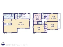 【東京都/八王子市狭間町】八王子市狭間町 新築一戸建て 間取り図