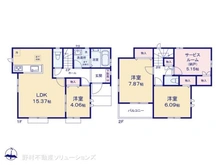 【東京都/八王子市狭間町】八王子市狭間町 新築一戸建て 間取り図