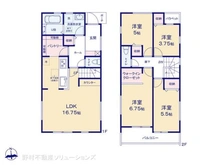 【東京都/東大和市芋窪】東大和市芋窪4丁目 新築一戸建て 間取り図