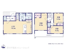 【東京都/立川市幸町】立川市幸町3丁目 新築一戸建て 間取り図