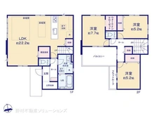 【東京都/武蔵村山市大南】武蔵村山市大南5丁目 新築一戸建て 間取り図