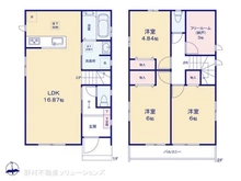 【東京都/東大和市芋窪】東大和市芋窪4丁目 新築一戸建て 間取り図