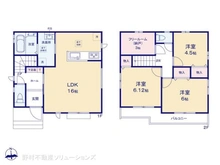 【東京都/東大和市芋窪】東大和市芋窪4丁目 新築一戸建て 間取り図