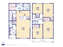【東京都/立川市幸町】立川市幸町5丁目 新築一戸建て 間取り図