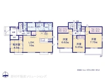 【東京都/立川市柏町】立川市柏町3丁目 新築一戸建て 間取り図