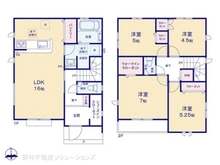 【東京都/昭島市宮沢町】昭島市宮沢町3丁目 新築一戸建て 間取り図
