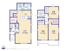 【東京都/昭島市宮沢町】昭島市宮沢町3丁目 新築一戸建て 間取り図