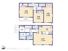 【東京都/立川市砂川町】立川市砂川町7丁目 新築一戸建て 間取り図