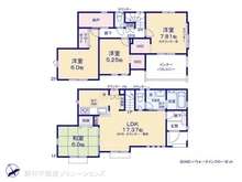 【東京都/日野市栄町】日野市栄町4丁目 新築一戸建て 間取り図