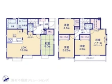 【東京都/日野市栄町】日野市栄町4丁目 新築一戸建て 間取り図
