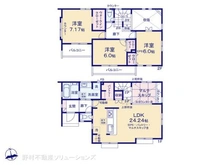 【東京都/日野市栄町】日野市栄町4丁目 新築一戸建て 間取り図