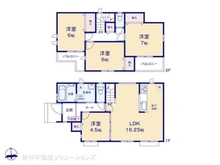 【東京都/東大和市芋窪】東大和市芋窪4丁目 新築一戸建て 間取り図