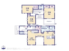 【東京都/日野市旭が丘】日野市旭が丘5丁目 新築一戸建て 間取り図