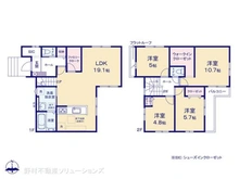【東京都/立川市砂川町】立川市砂川町6丁目 新築一戸建て 間取り図