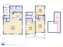 【東京都/八王子市散田町】八王子市散田町2丁目 新築一戸建て 間取り図