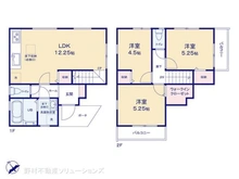 【東京都/日野市大字日野】日野市大字日野 新築一戸建て 間取り図