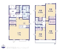 【東京都/昭島市福島町】昭島市福島町3丁目 新築一戸建て 間取り図