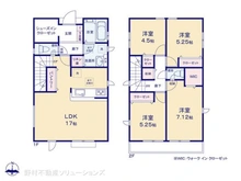 【東京都/昭島市福島町】昭島市福島町3丁目 新築一戸建て 間取り図