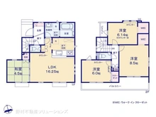 【東京都/日野市日野本町】日野市日野本町5丁目 新築一戸建て 間取り図