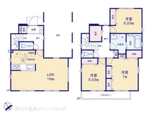 【東京都/立川市一番町】立川市一番町1丁目 新築一戸建て 間取り図