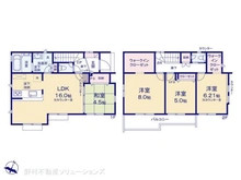 【東京都/立川市一番町】立川市一番町2丁目 新築一戸建て 間取り図