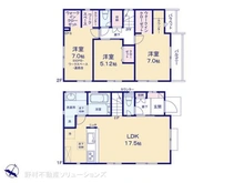 【東京都/日野市東豊田】日野市東豊田1丁目 新築一戸建て 間取り図