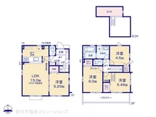 【東京都/立川市若葉町】立川市若葉町4丁目 新築一戸建て 間取り図