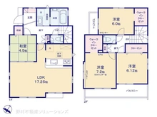 【東京都/羽村市緑ヶ丘】羽村市緑ヶ丘4丁目 新築一戸建て 間取り図