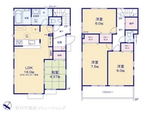 【東京都/羽村市緑ヶ丘】羽村市緑ヶ丘4丁目 新築一戸建て 間取り図
