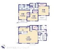 【東京都/羽村市緑ヶ丘】羽村市緑ヶ丘4丁目 新築一戸建て 間取り図
