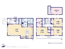 【東京都/立川市幸町】立川市幸町5丁目 新築一戸建て 間取り図