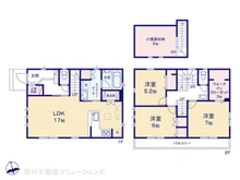 【東京都/立川市幸町】立川市幸町5丁目 新築一戸建て 間取り図