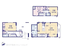 【東京都/立川市錦町】立川市錦町2丁目 新築一戸建て 間取り図
