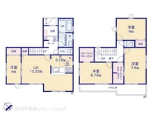 【東京都/羽村市小作台】羽村市小作台4丁目 新築一戸建て 間取り図